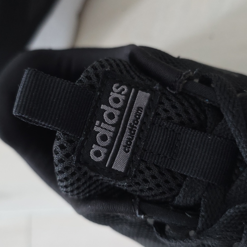 Adidas Black and White Cloud Foam Sneakers! - Picture 3 of 6